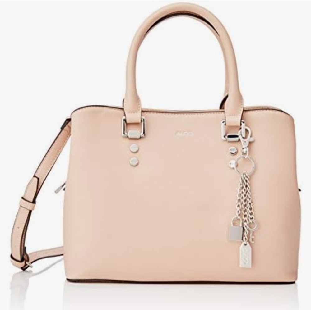 Women satchel, Handbag Aldo Legoirii, Color light baby pink